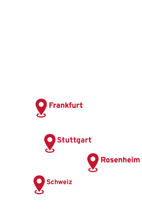 Deutschland-Karte mit